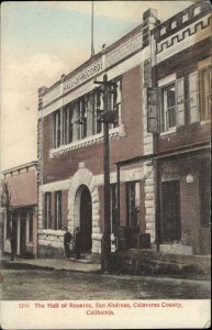 San Andreas California CA Hall of Records c1910 Vintage Postcard