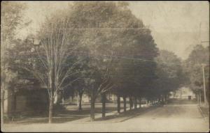 Road Scene - Coudersport PA Cancel 1913 Real Photo Postcard