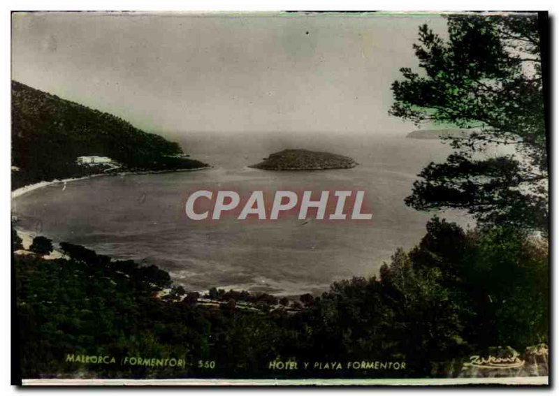 Old Postcard Mallorca Formentor Hotel y Playa Formentor