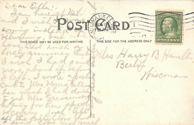 Milwaukee Wisconsin c1910 Postcard Republican House