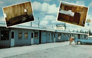Fairbanks Alaska Rewak Motel Apartments Vintage Postcard K35702