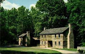 Indiana Mitchell Spring Mill State Park Pioneer Village Granny White House & ...