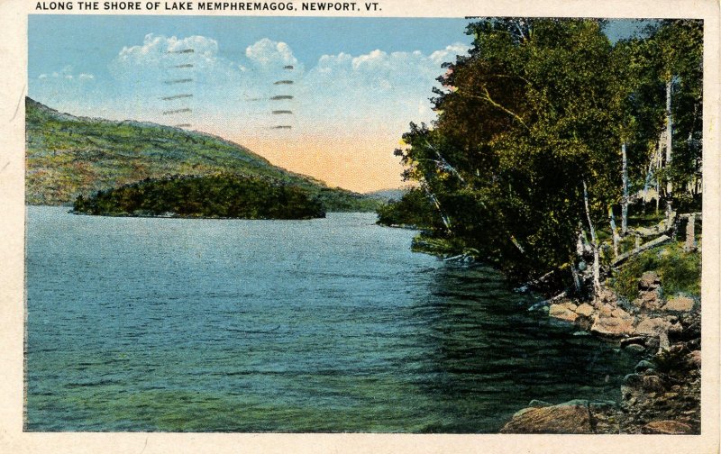 VT - Newport. Lake Memphremagog along the Shore