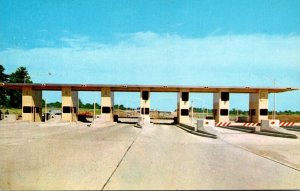 Indiana Toll Road Near Ohio State Line East Point Main Toll Plaza