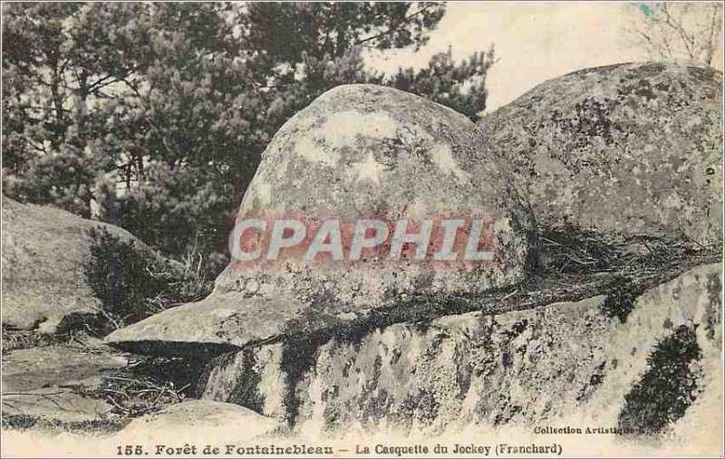 Postcard Old Forest of Fontainebleau The Cap Jockey (Franchard)