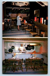 Hamilton Ontario Canada Postcard The Jet Restaurant LTD c1960's Multiview