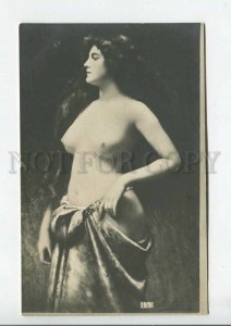 444322 Angelo ASTI Favourite NUDE Girl Long Hair HAREM Vintage postcard RUSSIA