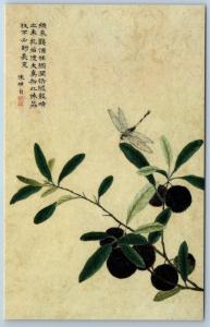 Chinese ART Bird & Flowers 花卉 鸟儿 齊白石 CHINA Post Cards in Folder LOT of 10 pcs