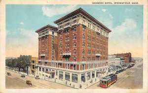 Shawnee Hotel Springfield, Ohio OH