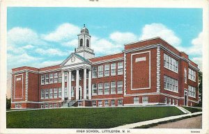 NH, Littleton, New Hampshire, High School Building, Curteich No 0A4666