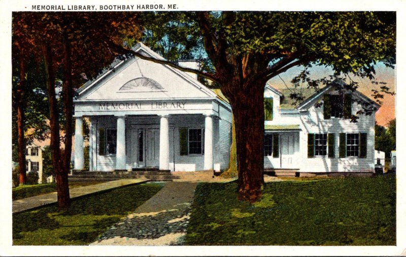 Maine Boothbay Harbor Memorial Library