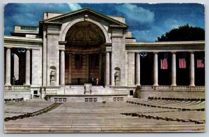 Arlington Virginia~Air View Memorial Amphitheater~Vintage Postcard