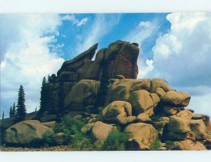 Pre-1980 NATURE SCENE Between Laramie & Cheyenne Wyoming WY AD2866