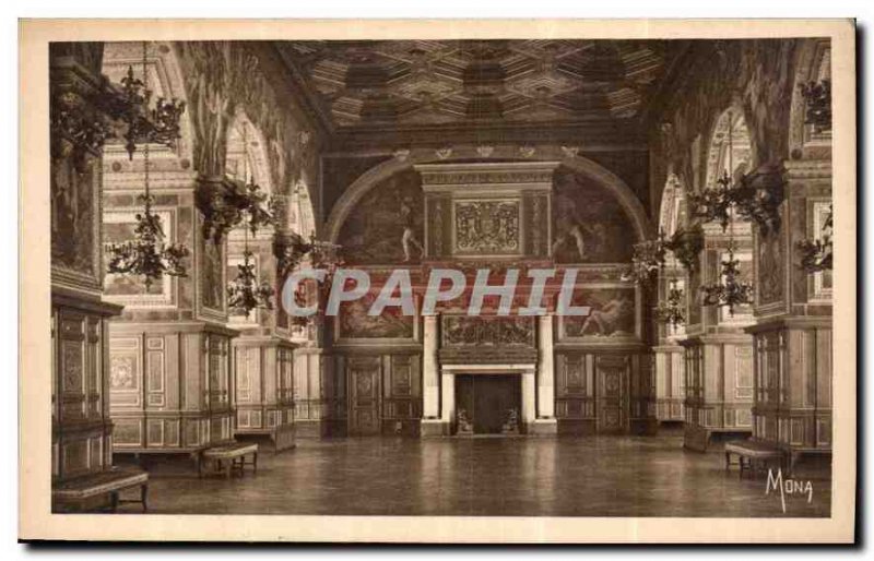 Old Postcard The Small Tables Ile de France Palace of Fontainebleau The Henry...