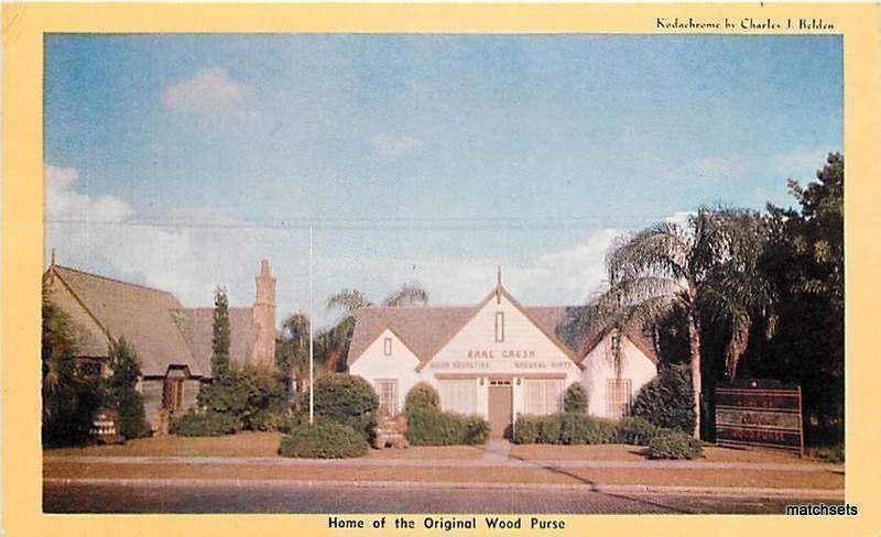 Home of the Original Wood Purse ST. PETERSBURG, FLORIDA 4521 postcard