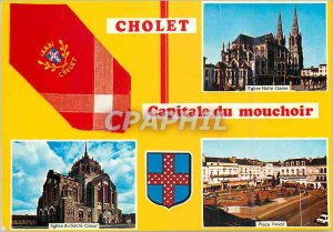 Postcard Modern Cholet (Maine et Loire) Church of Our Lady Church of the Sacr...