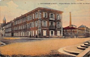 BOURBONNE les BAINS FRANCE~HOPITAL MILITAIRE PAVILON OFFICER~TINT PHOTO POSTCARD