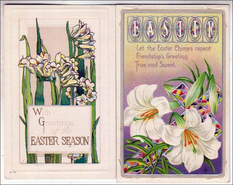 3 - Easter Cards with Lilies