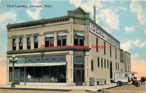 NE, Fremont, Nebraska, Ideal Laundry Building, Exterior, Curt Teich No R-51431