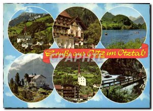 Postcard Modern Skiparadies Oetz Acherkogelbahn 2020 m Otzai Tirol