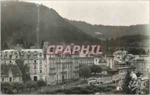 Modern Postcard La Bourboule P D The Metropole Hotel and Funicular Charlannes