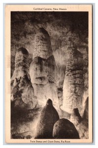 Twin Domes and Giant Dome Carlsbad Caverns New Mexico NM Postcard V13