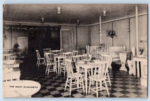 1941 Manchester New Hampshire Postcard The Mary Elizabeth Inn Restaurant Cabins