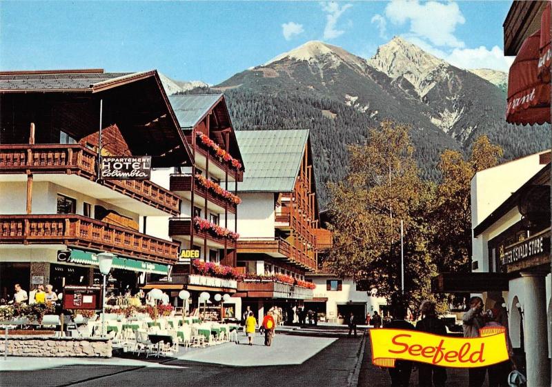 GG8899 seefeld  ortsmotiv hotel columbia  austria