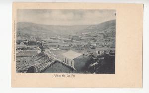 B77001 vista de la paz Bolivia   scan front/back image