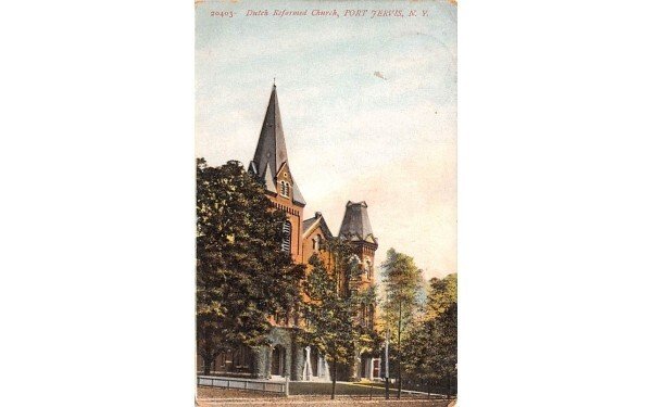 Dutch Reformed Church in Port Jervis, New York