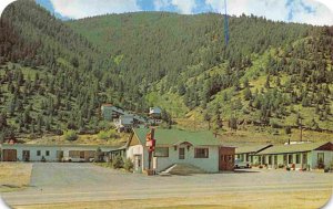 Peoriana Motel US 6 40 Idaho Springs Colorado 1962 postcard