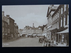 Dorset BLANDFORD Market Place c1908 Postcard by W.H.S. & Son of Blandford S16391