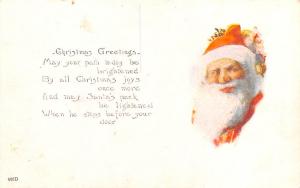 Santa Claus  yellowing from age