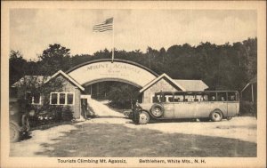 Bethlehem White Mts New Hampshire NH Tour Bus Tourbus Vintage Postcard