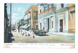 LP04   Mexico, Calle en Veracruz,  postcard