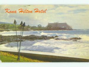 Pre-1980 HILTON HOTEL Kailua - Kona Hawaii HI HQ0604@