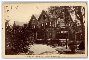 c1910's The White Residence Cedarhust Long Island New York NY Antique Postcard 