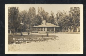 RPPC RAPID CITY SOUTH DAKOTA SD TOURIST PARK VINTAGE REAL PHOTO POSTCARD