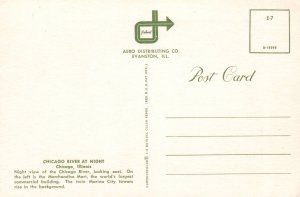 Chicago River at Night,Chicago,IL BIN