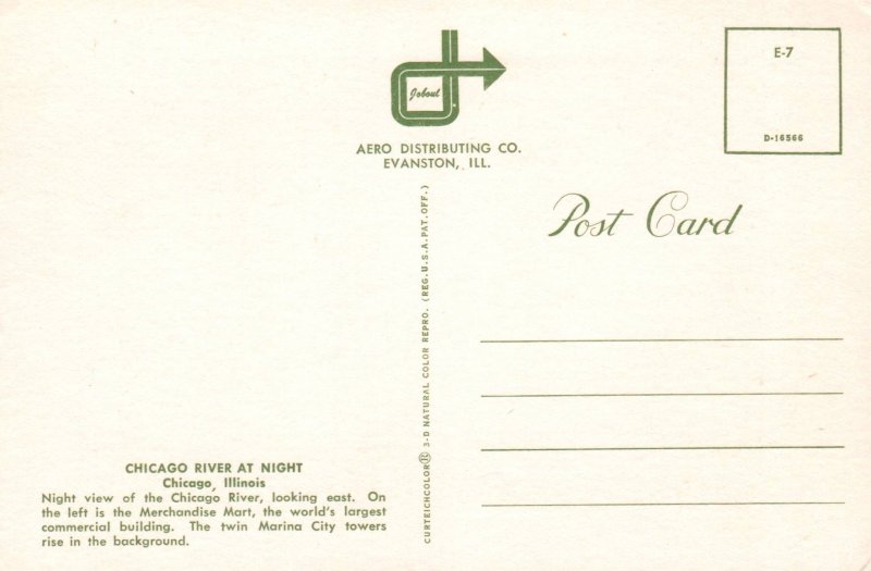 Chicago River at Night,Chicago,IL BIN