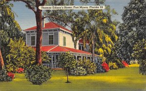 Thomas Edison's Home Fort Myers, Florida USA View Images 