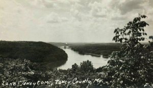 Lake Taneycomo MO Taney County RPPC Postcard Real Photo EKC River