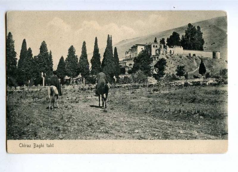 193184 IRAN Persia SHIRAZ Baghi Vintage undivided postcard