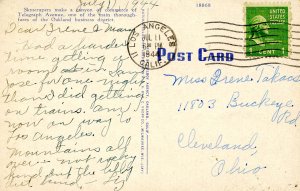 CA - Oakland. Telegraph Avenue, Trolley