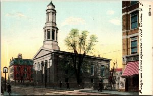 Trenton New Jersey NJ Presbyterian Church Vintage Postcard 