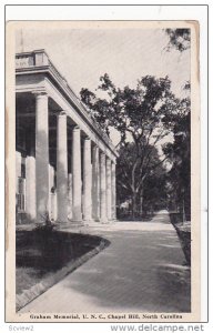 Graham Memorial , U.N.C. , Chapel Hill , North Carolina , PU-1941