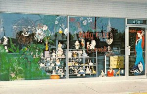 KITTY KELL'S CERAMICS Dunedin, Florida Store c1960s Chrome Vintage Postcard