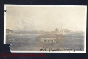 MANILA PHILIPPINES WWI ERA US ARMY BASE OLD POWDER MAGAZINE REAL PHOTOGRAPH