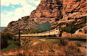 Vintage Railroad Train Locomotive Postcard - Union Pacific Railroad