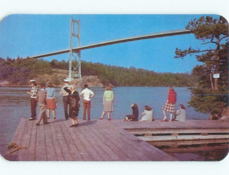 Pre-1980 PICNIC PARTY Georgina Island - Thousand Islands Near Gananoque ON d4397